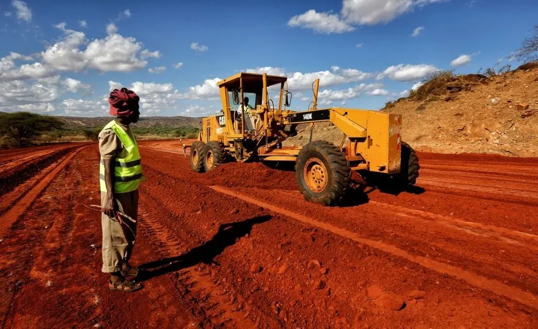Road works in Ethiopia