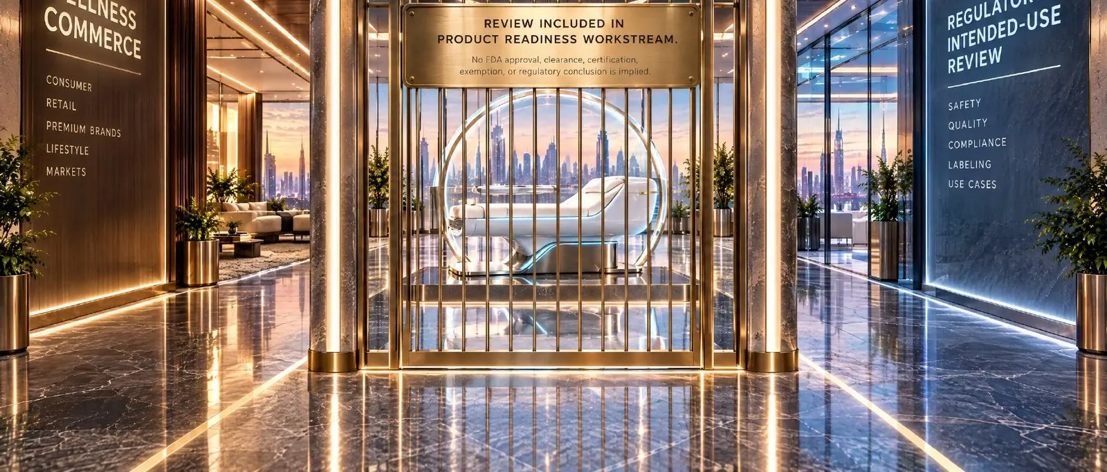 Wellness commerce and regulatory review
